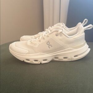 On Cloud Pulse Women’s White Sneakers Size 8.5